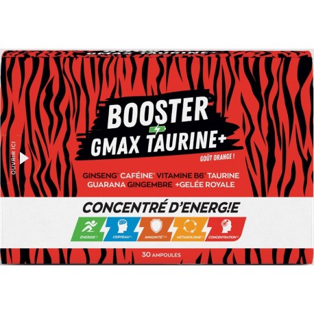 Gmax Taurine 30 Ampoules 3518681003298