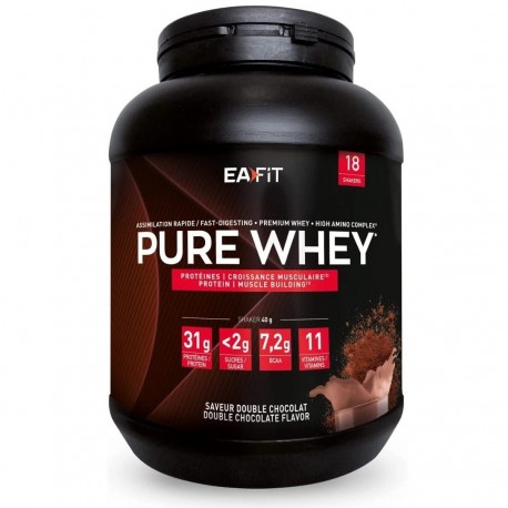 Eafit Pure Whey Double Chocolate 750 g 3518681009559