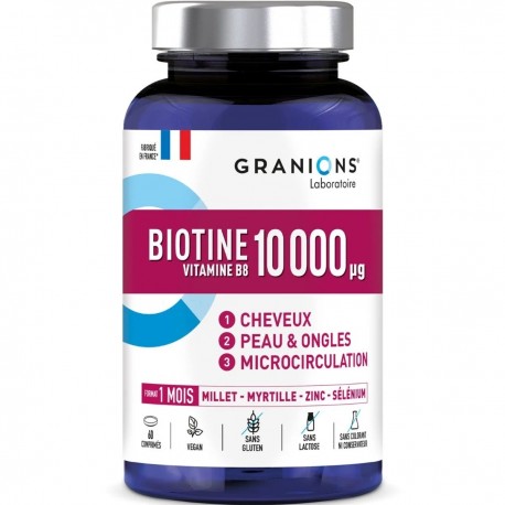 Granions Biotine 10000 µg 60 Comprimés 