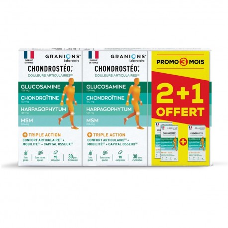 Granions Chondrostéo+ Articulations 3 x 90 Comprimés 