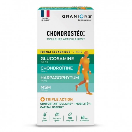Granions Chondrostéo+ Articulations 180 Comprimés 