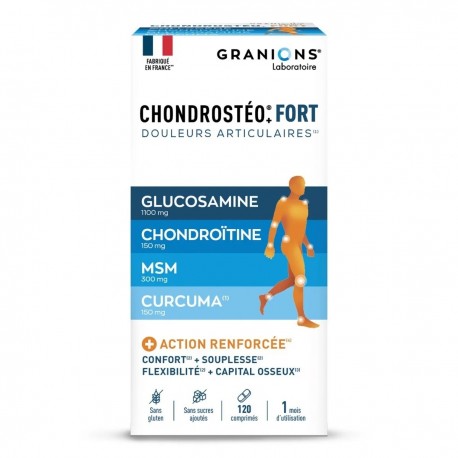 Granions Chondrostéo+ Fort Joints 120 Tablets 3518681009528