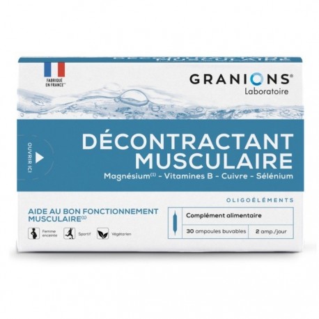 Granions Muscle Relaxant 30 Vials 3760155210538