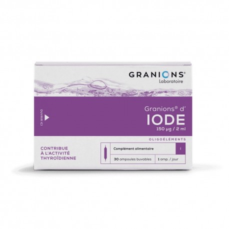 Granions d'Iode 30 Ampoules 