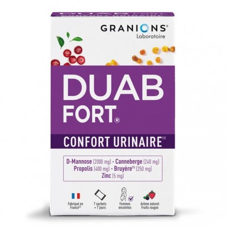 Granions Duab Fort Urinary Comfort 7 Sachets 3665294000005
