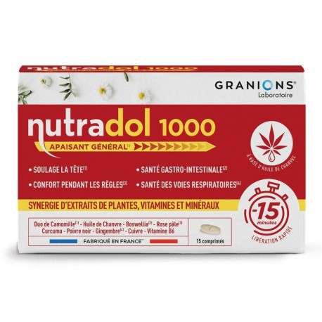 Granions Nutradol 1000 15 Comprimés 
