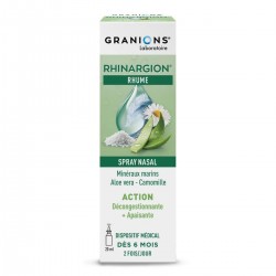 Granions Rhinargion Spray Nasal Décongestionnant et Apaisant 20 ml 