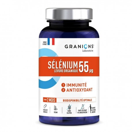 Granions Selenium 55 µg 60 Capsules 3760155212464