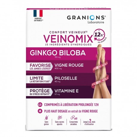 Granions Veinomix 60 Comprimés 