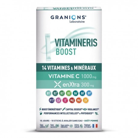 Granions Vitamineris Boost 1000 mg 10 Sticks 
