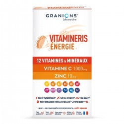 Granions Vitamineris Énergie 1000 mg 30 Comprimés Effervescents 
