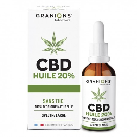 Granions Huile CBD 20% 10 ml 3760155217100