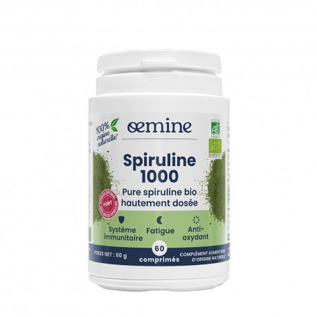 Oemine Spirulina 1000 60 Tablets 3760234292691