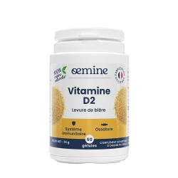 Oemine Vitamine D2 60 Gélules