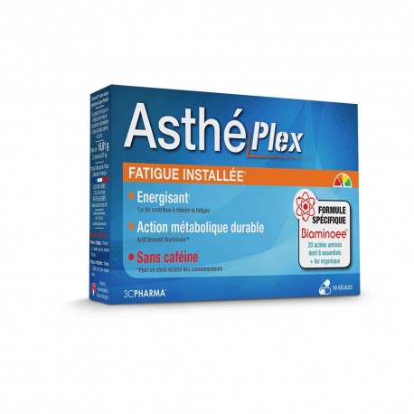 3C Pharma Asthéplex Fatigue Installée 30 Gélules 3525722011952