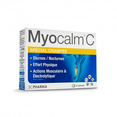 3C Pharma Myocalm C 30 Tablets 3525722028721