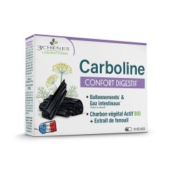 Les 3 Chênes Carboline Confort Digestif 30 Comprimés 3525722032742