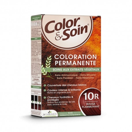 Les 3 Chênes Color & Soin Coloration Rouge Flamboyant 10R 3525720003911