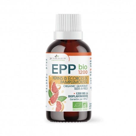Les 3 Chênes EPP 1200 Organic Grapefruit Seed Extract 50 ml 3525722016025