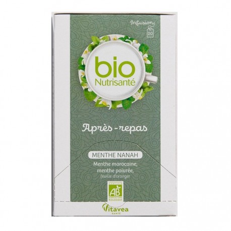 Vitavea Bionutrisanté Infusion Bio Après-repas 20 Sachets 3515450074770