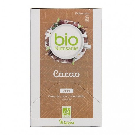 Vitavea Bionutrisanté Infusion Bio Cacao Zen 20 Sachets 3515450083918