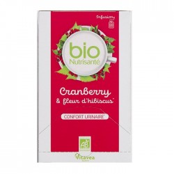 Vitavea Bionutrisanté Infusion Bio Cranberry 20 Sachets