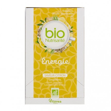 Vitavea Bionutrisanté Infusion Bio Énergie 20 Sachets 3515450065983