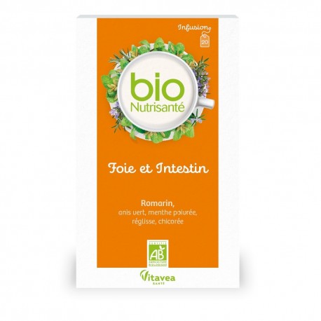 Vitavea Bionutrisanté Infusion Bio Foie et Vésicule 20 Sachets 3515451060673