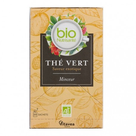 Vitavea Bionutrisanté Infusion Bio Thé Vert Minceur 20 Sachets 3515450095225