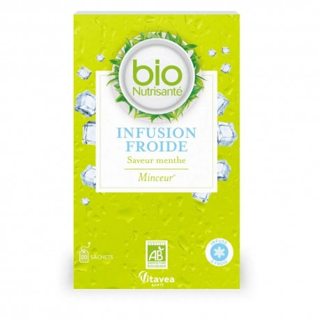 Vitavea Bionutrisanté Infusion Froide Minceur Menthe Bio 20 Sachets 3515450103326