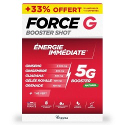 Vitavea Force G Booster Shot Instant Energy 20 Vials 3515450106419