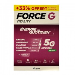 Vitavea Force G Vitality Énergie au Quotidien 20 Ampoules 3515450106433