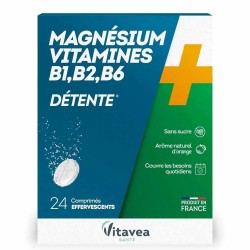 Vitavea Magnesium-Vitamins B1 B2 B6 24 Effervescent Tablets 3515450011201