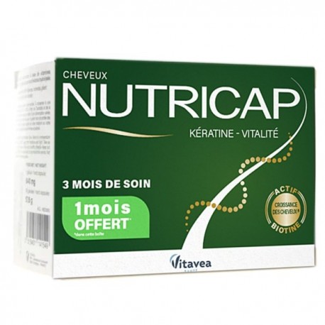 Vitavea Nutricap Keratin Vitality 90 Capsules 3515451141549