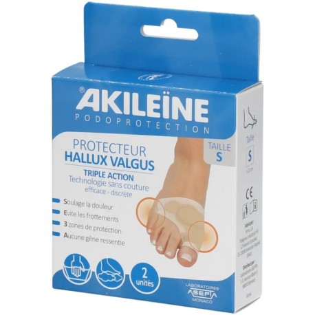 Akileïne Podoprotection Protecteur Hallux Valgus Triple Action Taille S 3323030000572