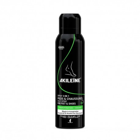 Akileïne 3-in-1 Spray for Feet & Shoes 150 ml 3323030001272
