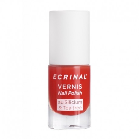 Ecrinal Vernis Silicium + Tea Tree Rouge Corail 5 ml 3323030001401