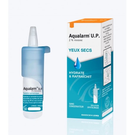 Bausch + Lomb Aqualarm U.P. Yeux Secs 10 ml 3614790000583