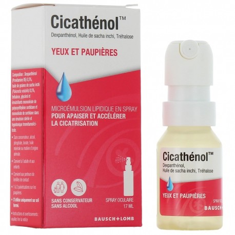 Bausch + Lomb Cicathénol Yeux et Paupières 17 ml 3614790001047