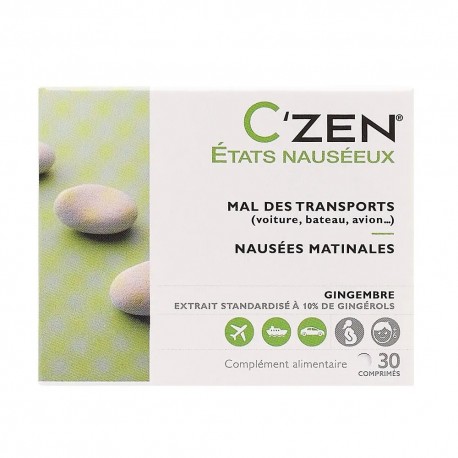 Bausch + Lomb C'Zen États Nauséeux 30 Comprimés 3401581591487