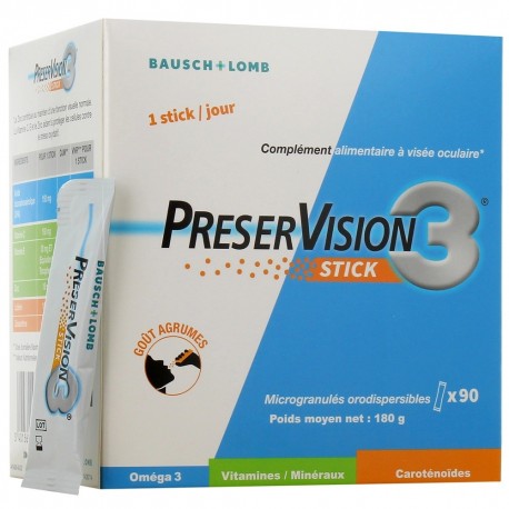 Bausch + Lomb Preservision 3 Stick 90 Sticks 3401560198003