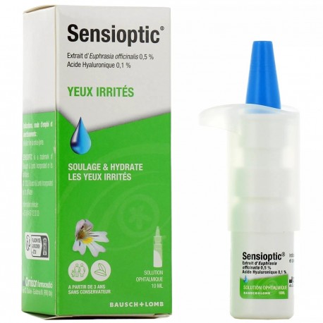 Bausch + Lomb Sensioptic Yeux Irrités 10 ml 3614790001146