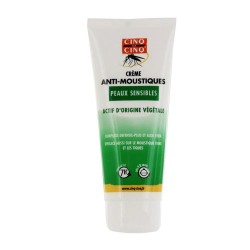 Cinq Sur Cinq Crème Anti-Moustiques Peaux Sensibles 100 ml