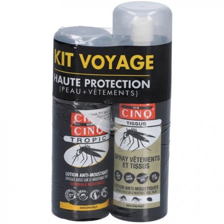Cinq Sur Cinq Kit Voyage Haute Protection Anti-Moustiques 3614790001085