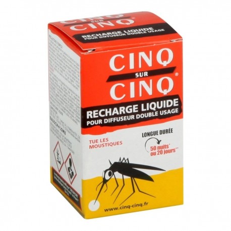 Cinq Sur Cinq Recharge Liquide Pour Diffuseur Double Usage 35 ml 3401560216394