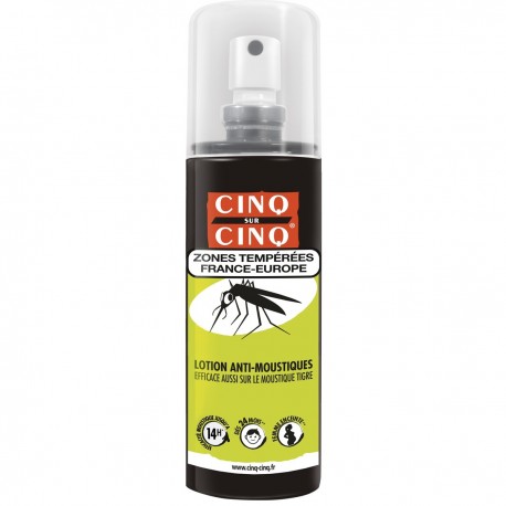 Cinq Sur Cinq Temperate Areas Anti-Mosquitoes Lotion 100ml 3401597812231