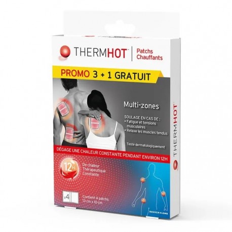 ThermHot Patchs Chauffants Multi-Zones x 4 3614790000873