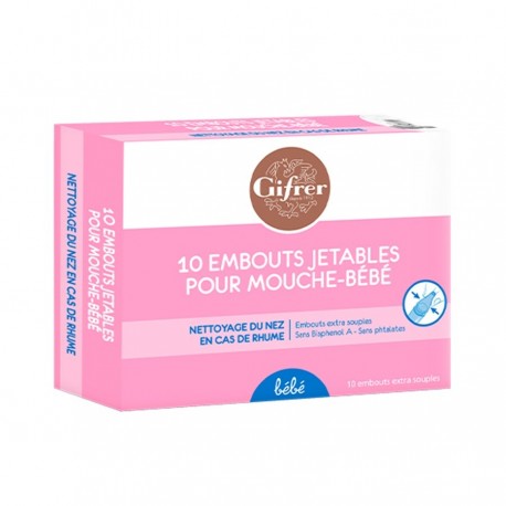 Gifrer 10 Embouts Jetables pour Mouche-Bébé 3401060188672