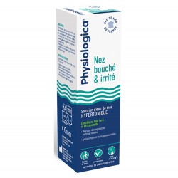 Gifrer Physiologica Solution d'Eau de Mer Hypertonique Nez Bouché & Irrité 30 ml