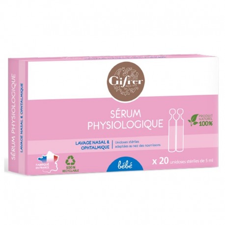Gifrer Sérum Physiologique 20 x 5 ml 3401077896409